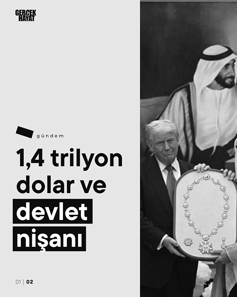 1,4 trilyon dolar ve devlet nişanı