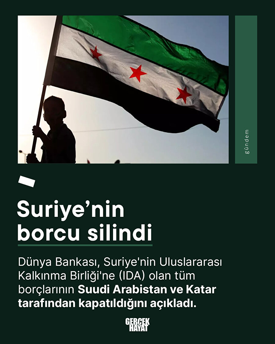 Suriye'nin Dünya Bankası'na olan borcu ödendi