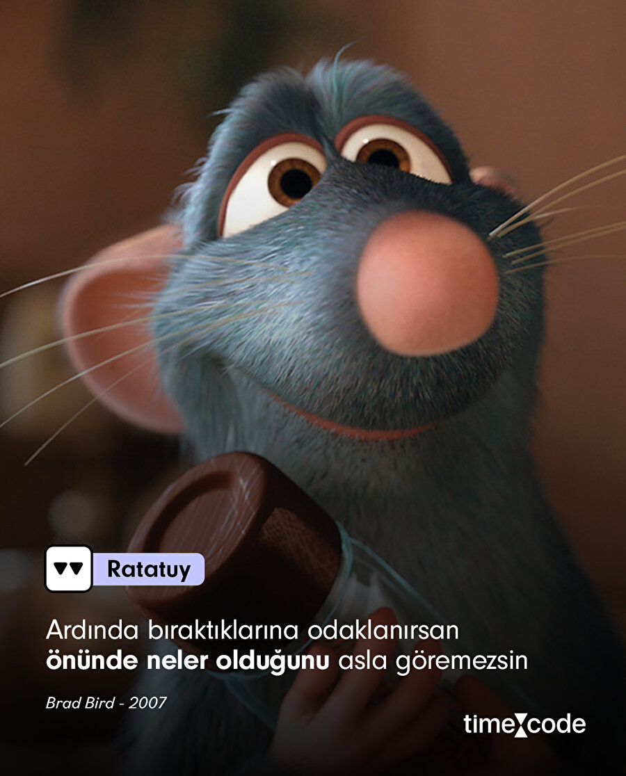 Ratatuy animasyon filminden alıntı