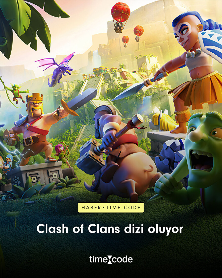 Clash of Clans dizi oluyor!