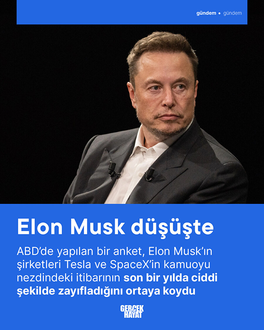Elon Musk düşüşte