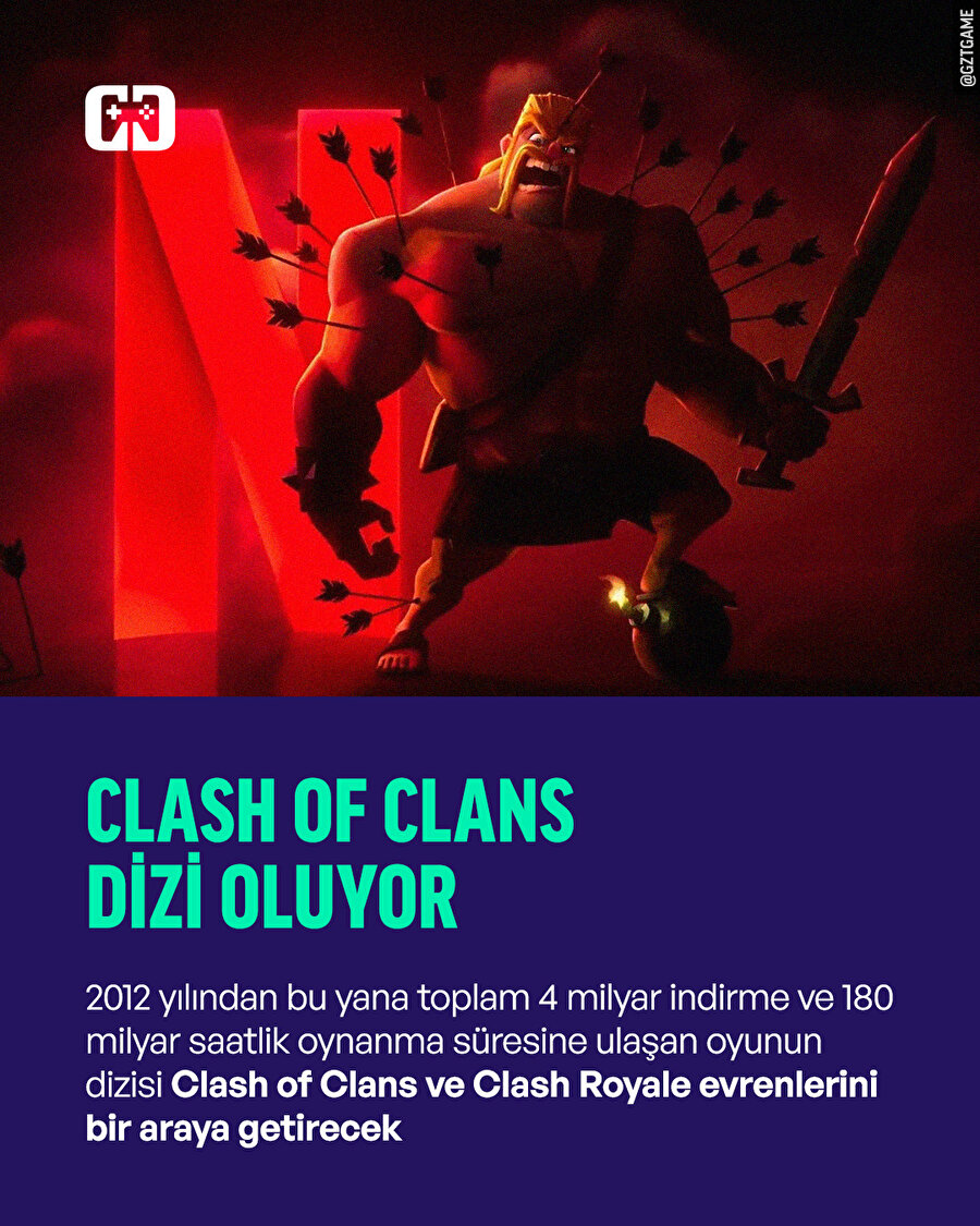 Clash of clans dizi oluyor!