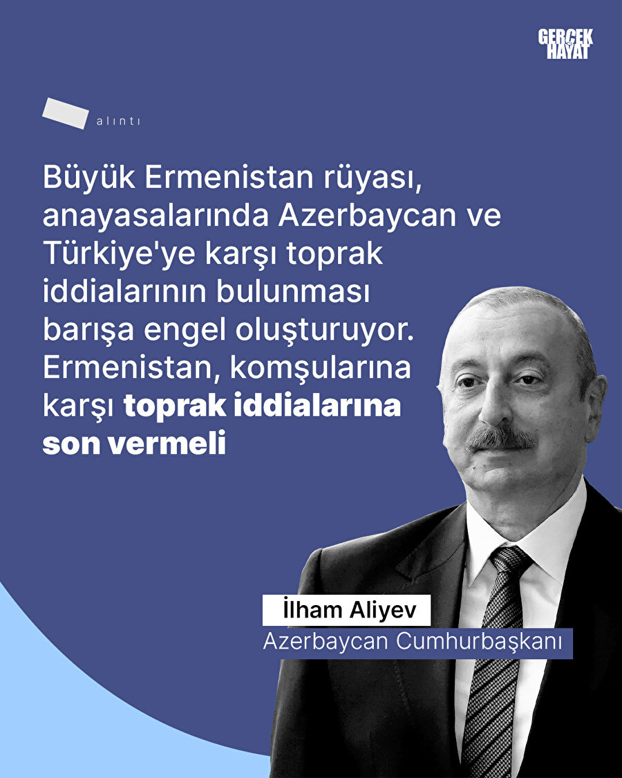 İlham Aliyev: Ermenistan’ın toprak rüyası barışa engel oluyor