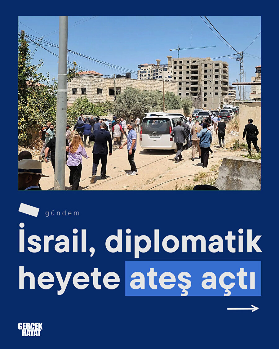 İşgal ordusu, Cenin'i ziyaret eden 35 diplomata ateş açtı