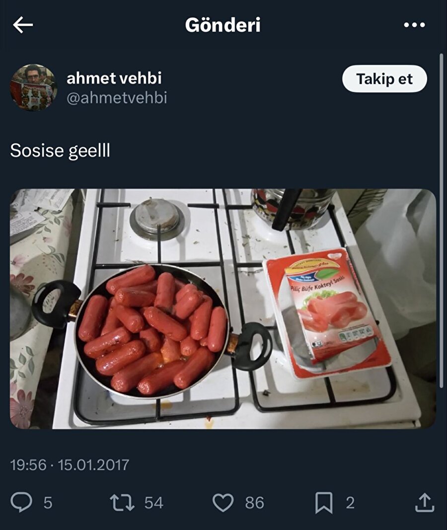 Arkadaşımın aramızdaki samimiyete güvenerek yaptığı sunum