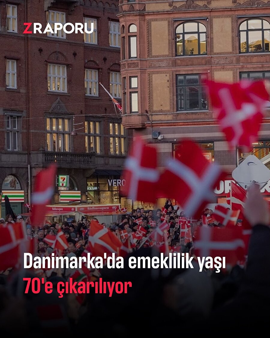 Danimarka'da emeklilik yaşı 70'e çıkarılıyor