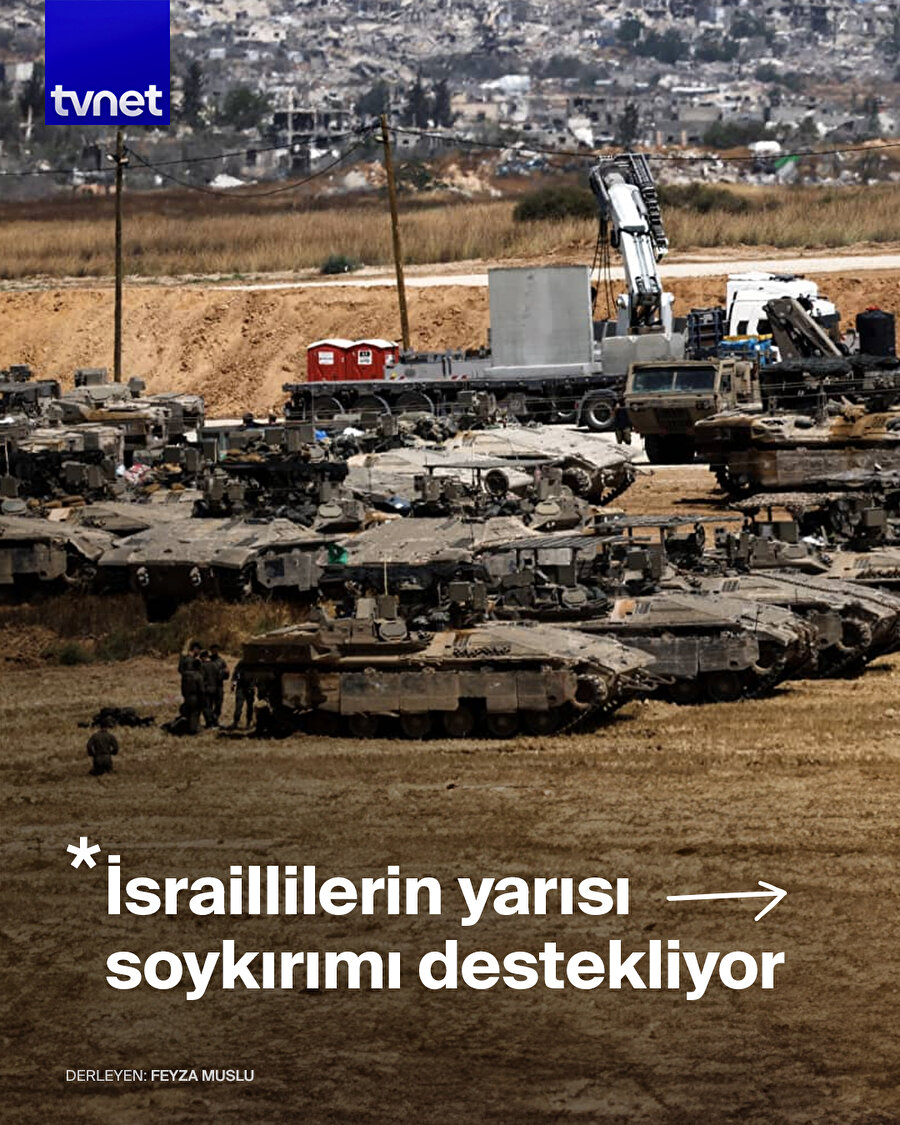 İsraillilerin yarısı soykırımı destekliyor