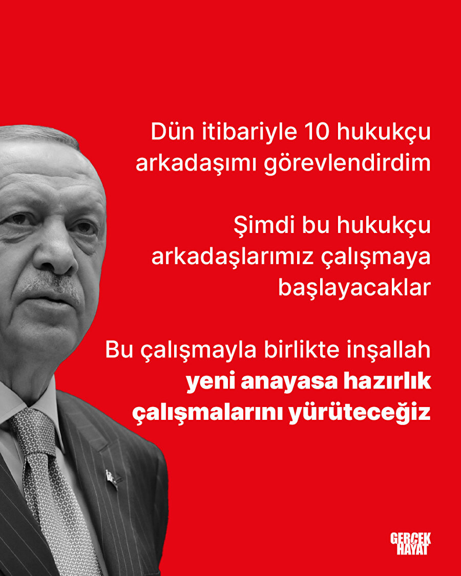 Cumhurbaşkanı Erdoğan: 'Darbe anayasasından bu milleti mutlaka kurtaracağız'