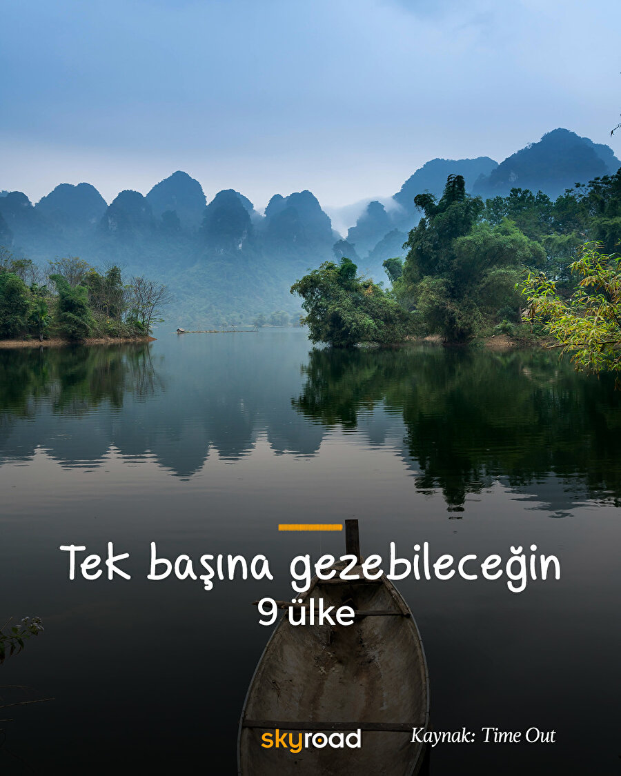 Tek başına gezebileceğin 9 ülke 📍