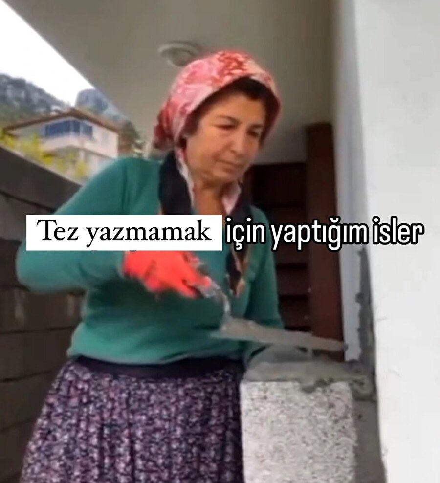 Doktorun anneme kendini yorma dediği gün annemin yaptığı işler