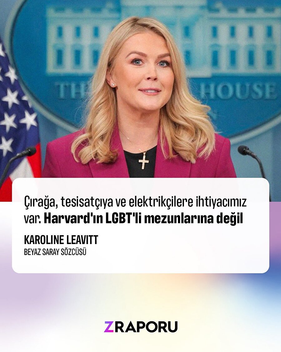 Beyaz Saray: Harvard'lı LGBT mezunlarına ihtiyacımız yok
