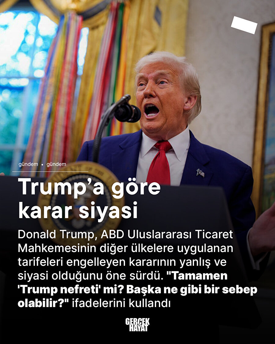 Trump'a göre karar siyasi: Sebebi Trump nefreti
