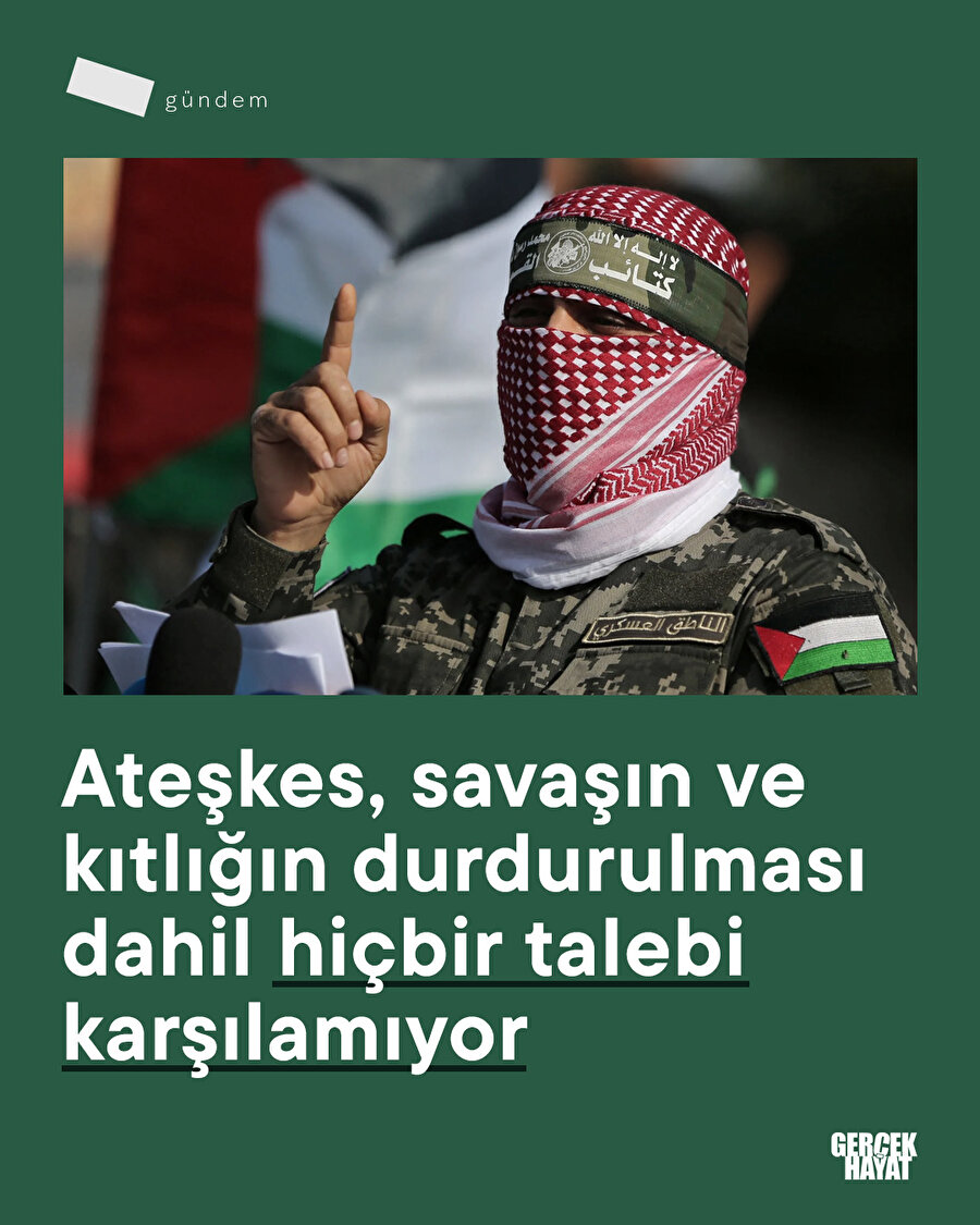 Ateşkes, savaşın ve kıtlığın durdurulması dahil hiçbir talebi karşılamıyor