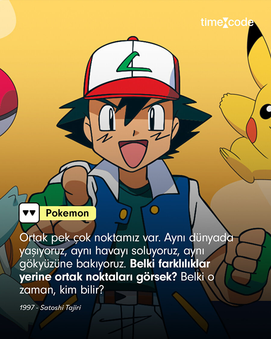 Pokemon çizgi filminden alıntı