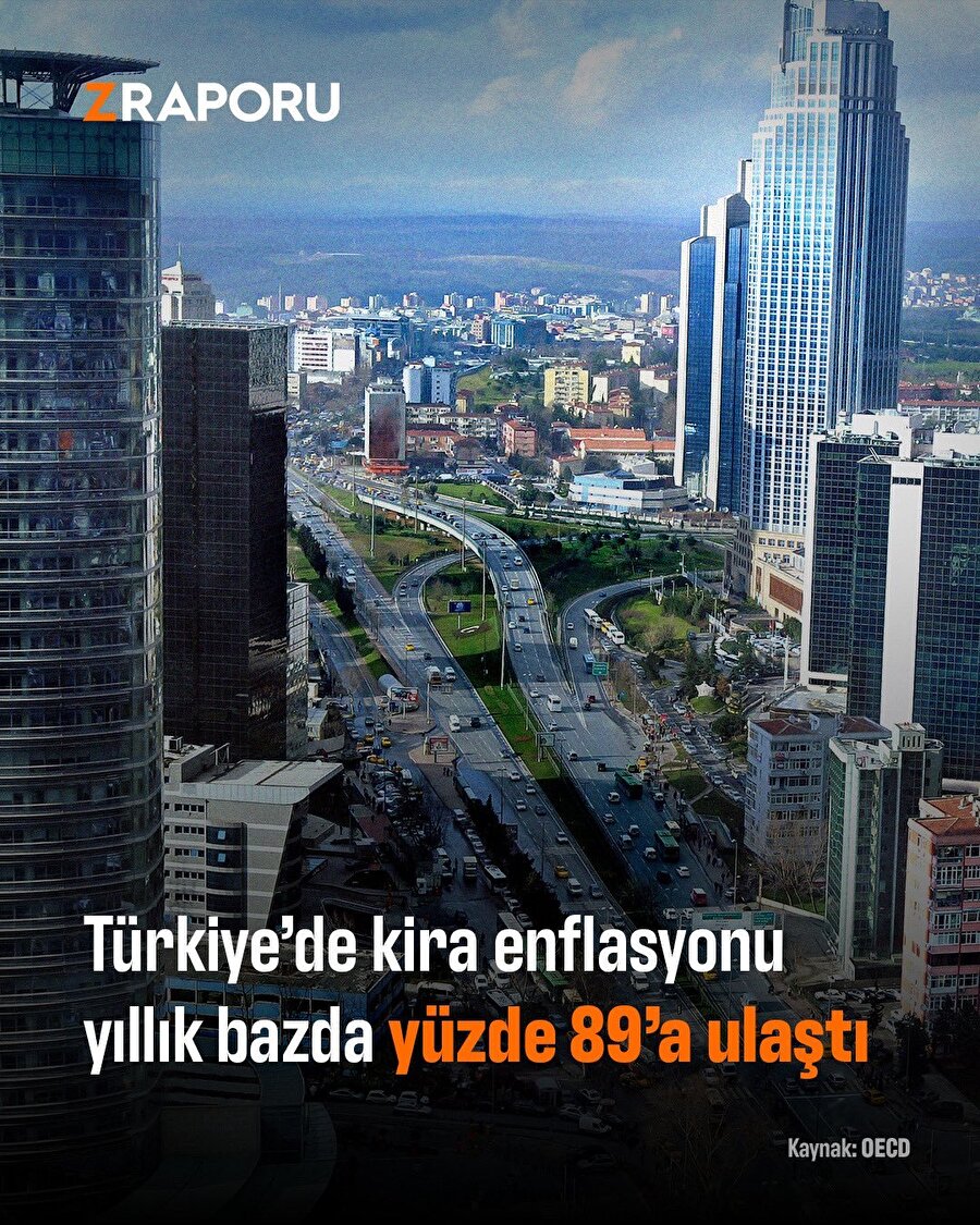 Türkiye kira enflasyonunda OECD ülkeleri arasında lider oldu