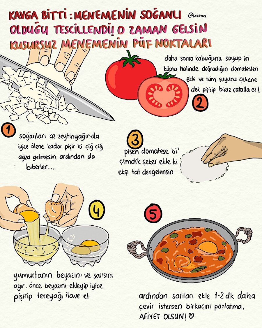 Kusursuz menemenin püf noktaları
