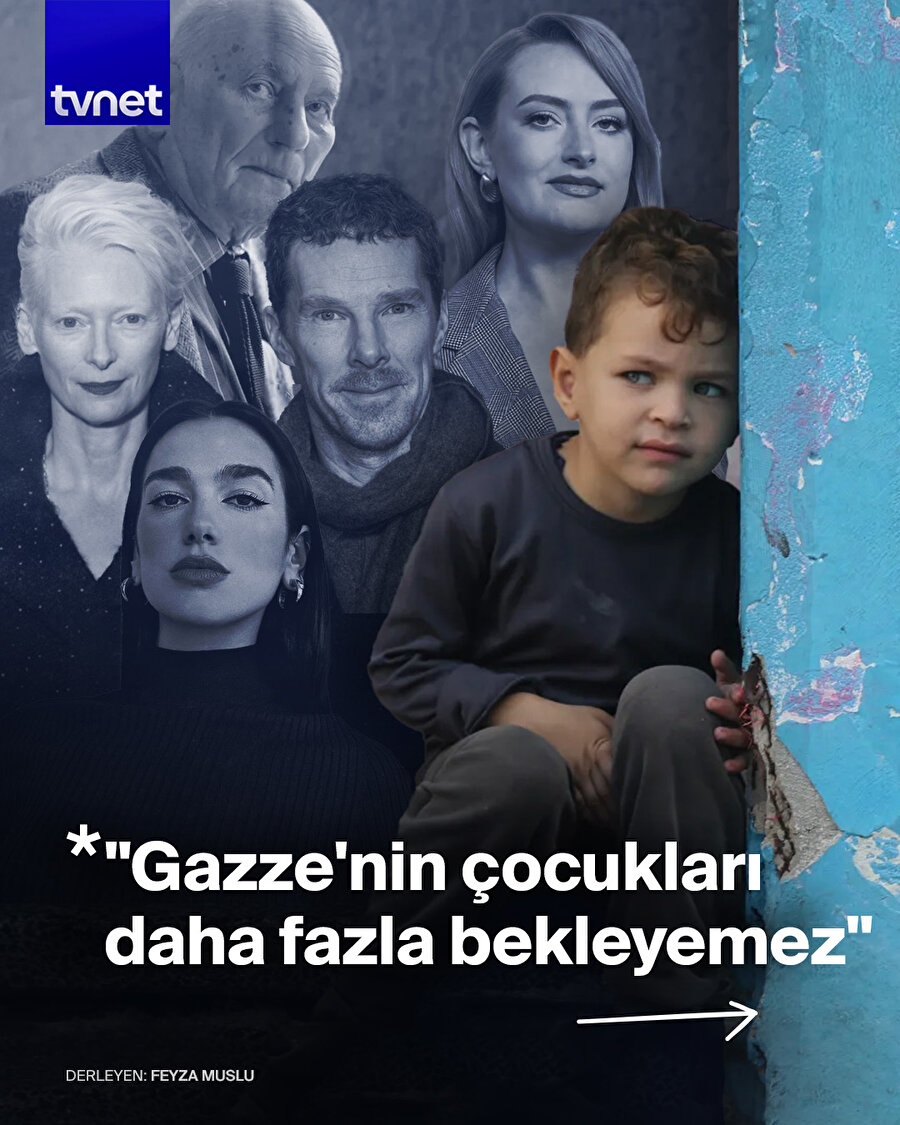 İngiliz ünlülerden "Gazze’ye sessiz kalma" çağrısı