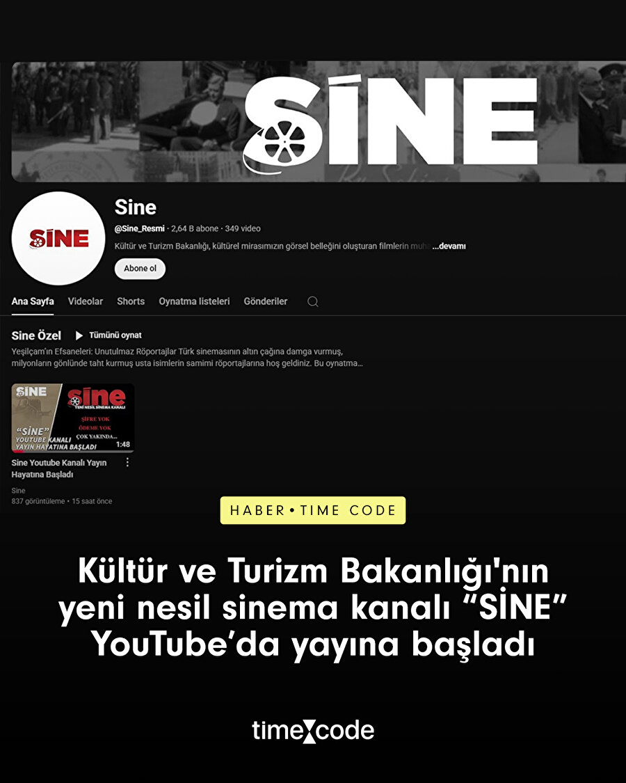 SİNE yayın hayatına başladı