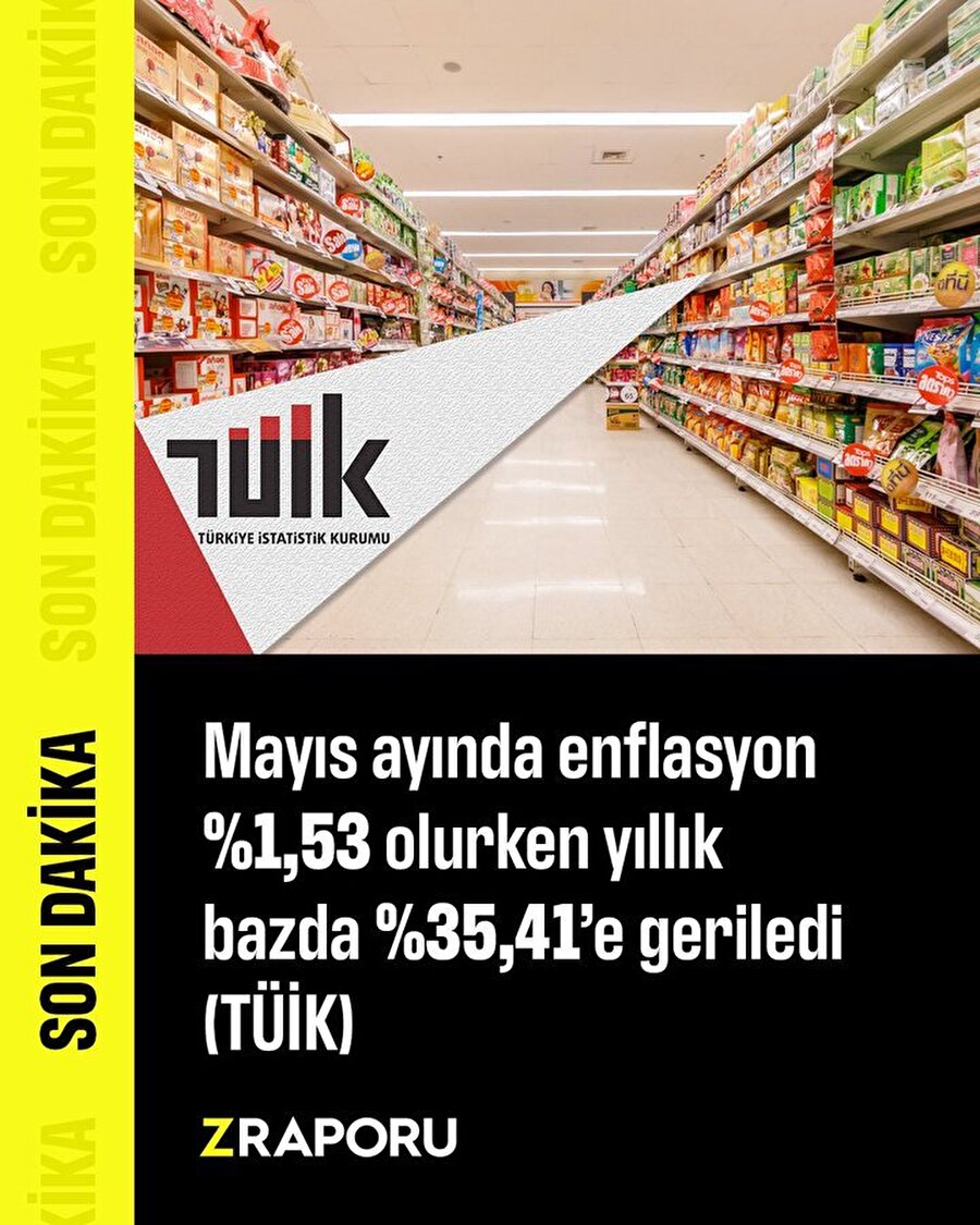 Enflasyon rakamları açıklandı