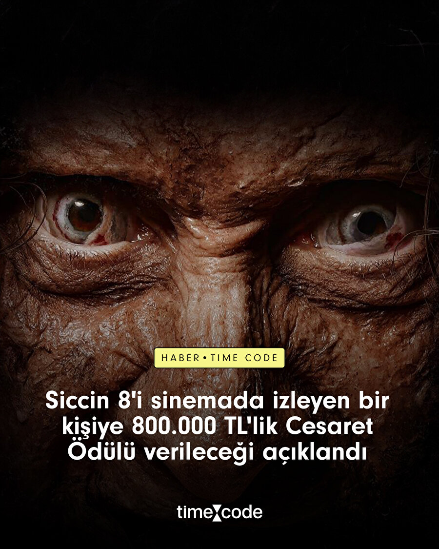 Siccin 8'i izleyebilen bir kişiye 800.000 TL ödül