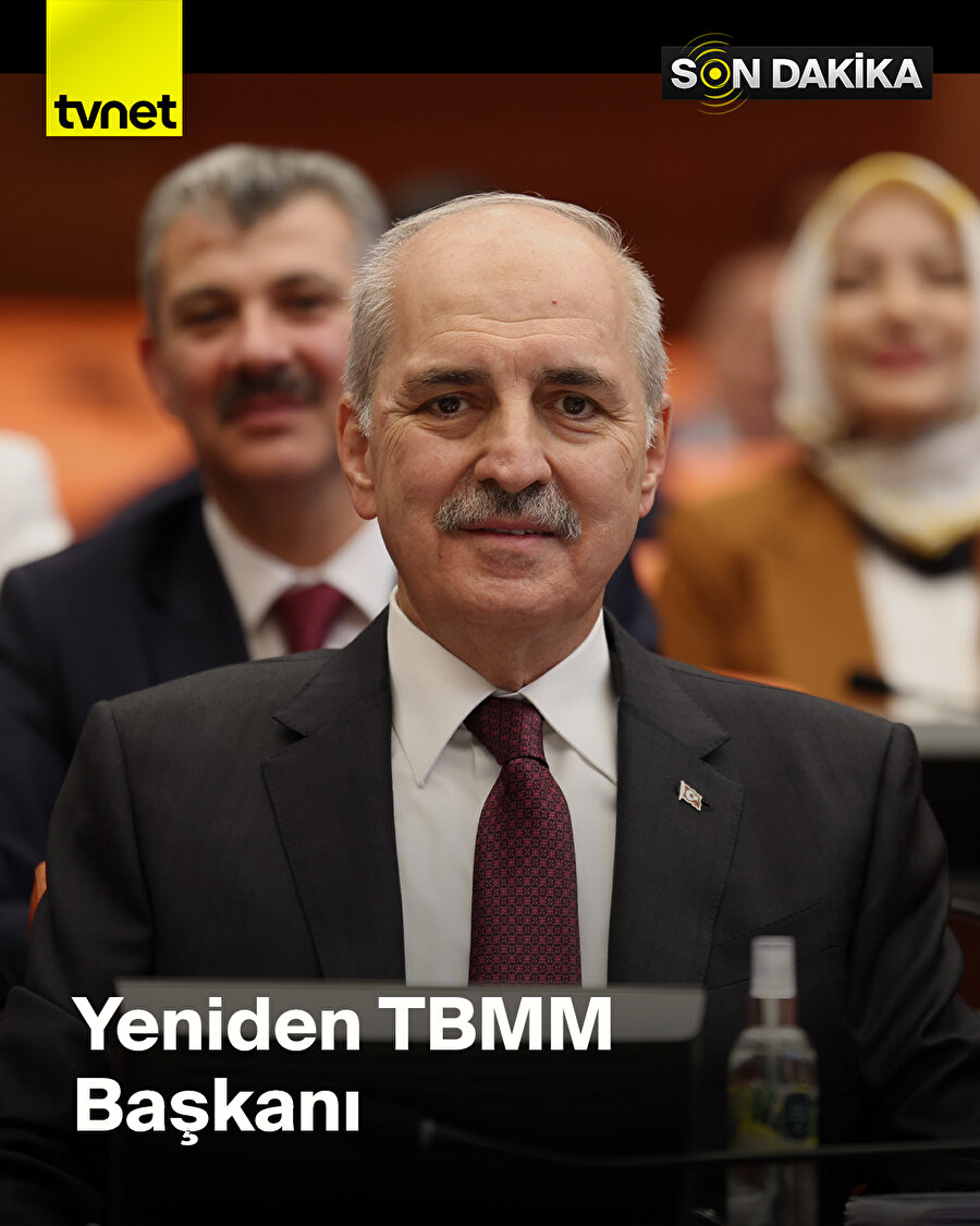 Numan Kurtulmuş yeniden TBMM Başkanı seçildi
