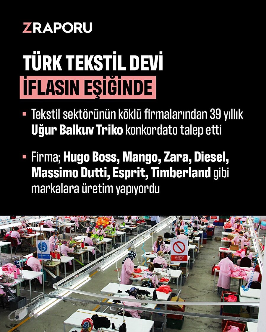 Türk tekstil devi iflasın eşiğinde