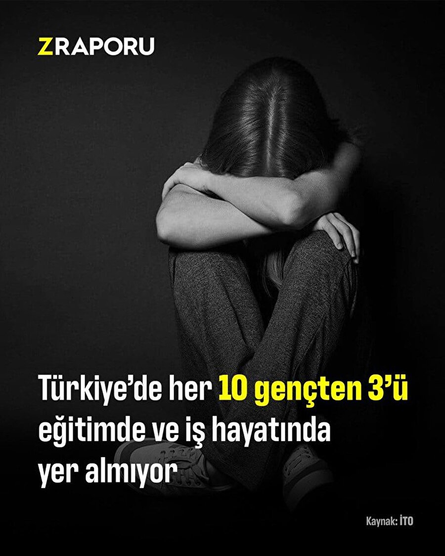 Her 10 gençten 3’ü ne eğitimde ne istihdamda