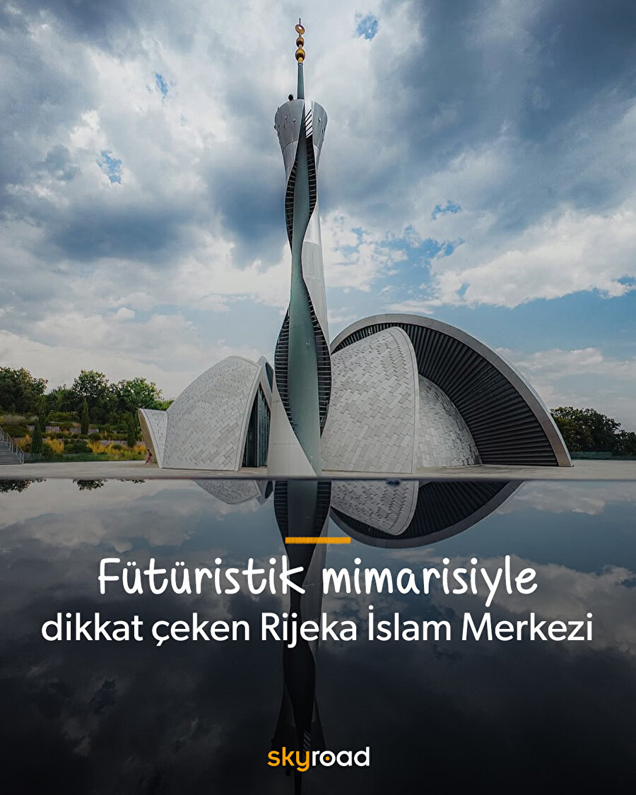 Fütüristik mimarisiyle dikkat çeken Rijeka İslam Merkezi 🙌