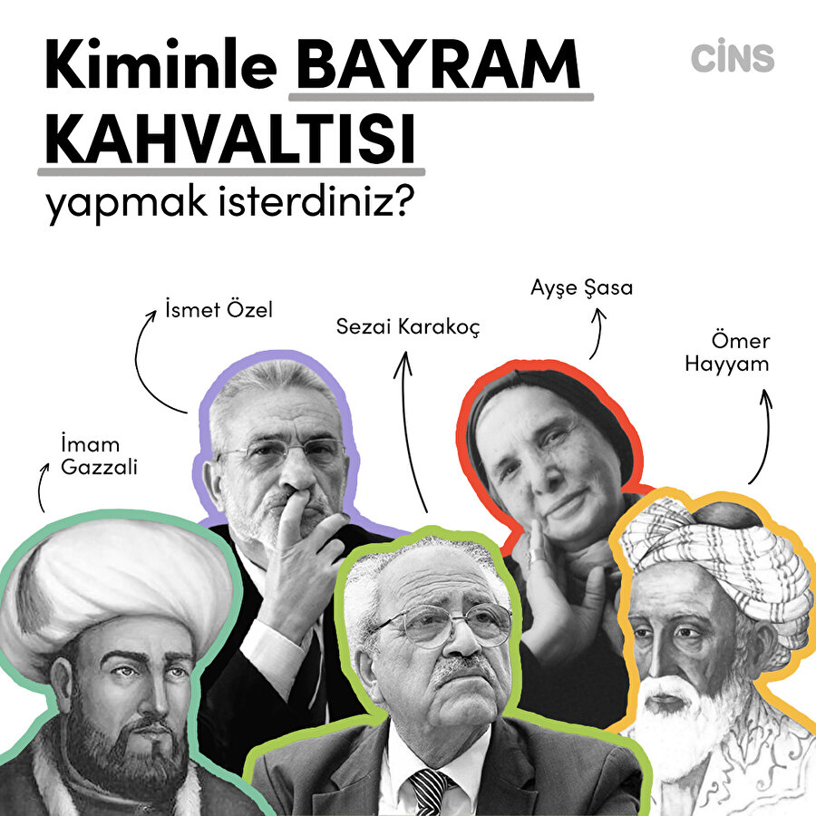 Hangi yazarla bayram kahvaltısı yapmak istersiniz?