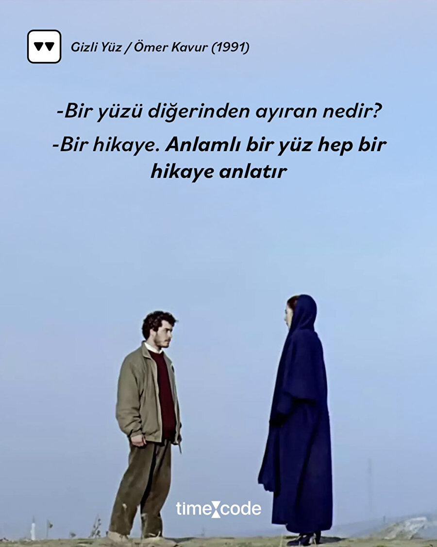 Gizli Yüz filminden alıntı