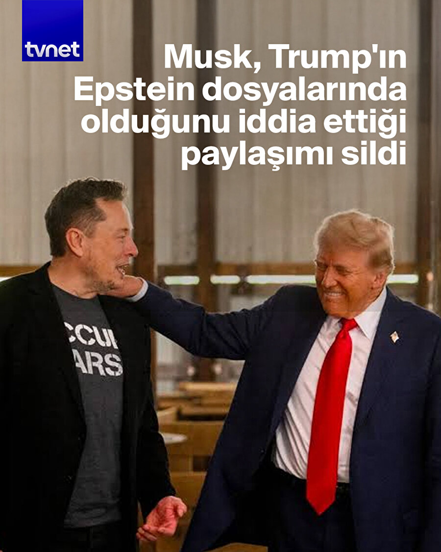 Epstein paylaşımını kaldırdı