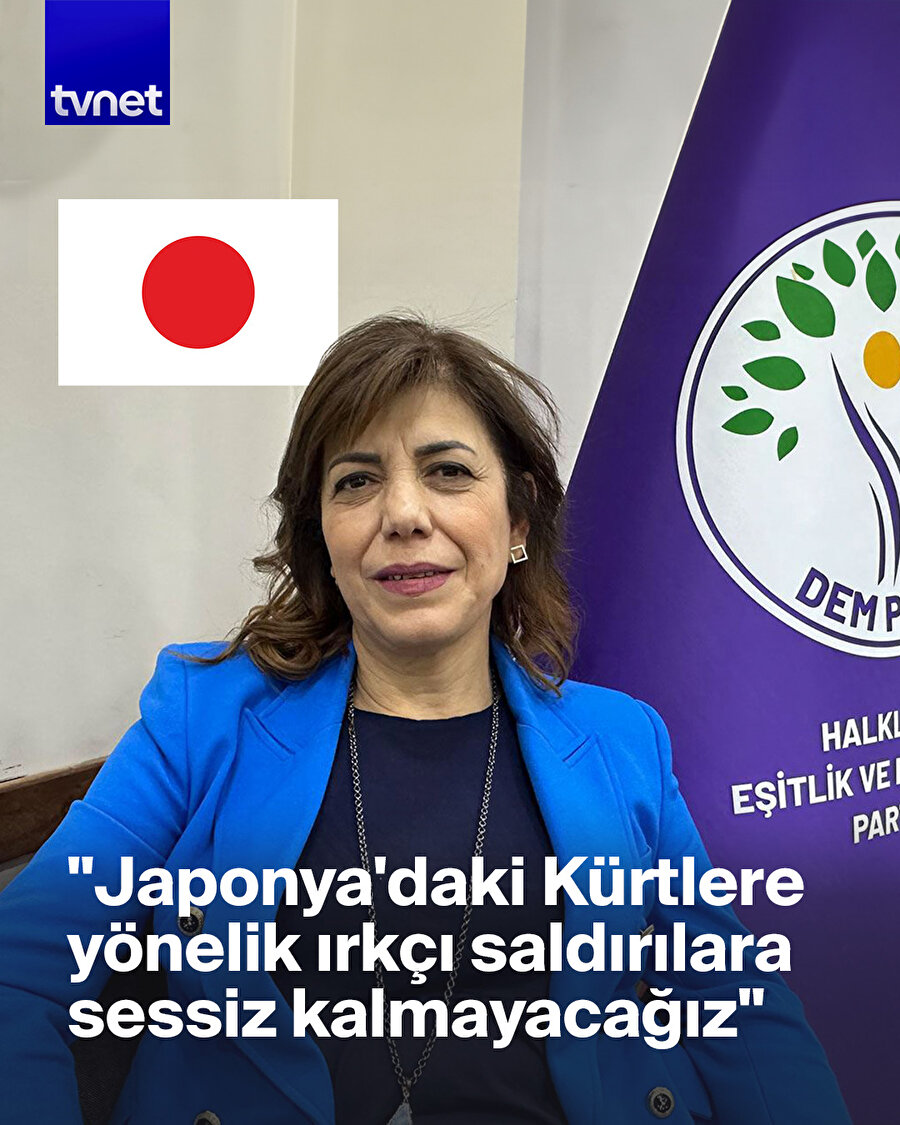Japonya'daki Kürt karşıtı gösterilere DEM Parti'den açıklama