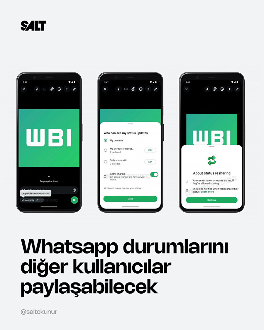 🟢Whatsapp'a yeni güncelleme geliyor