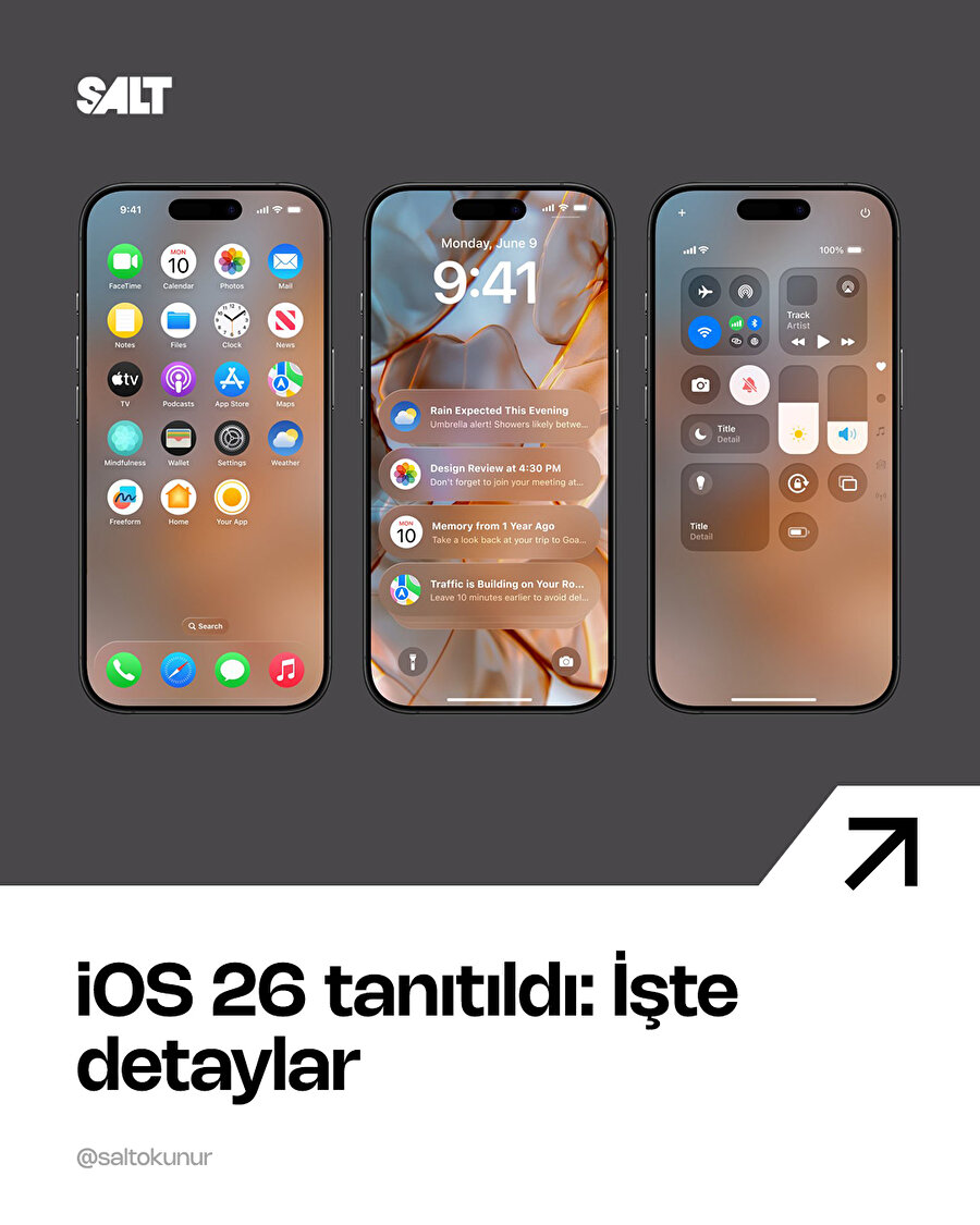 iOS 26 tanıtıldı, işte iPhone'ların yeni hali