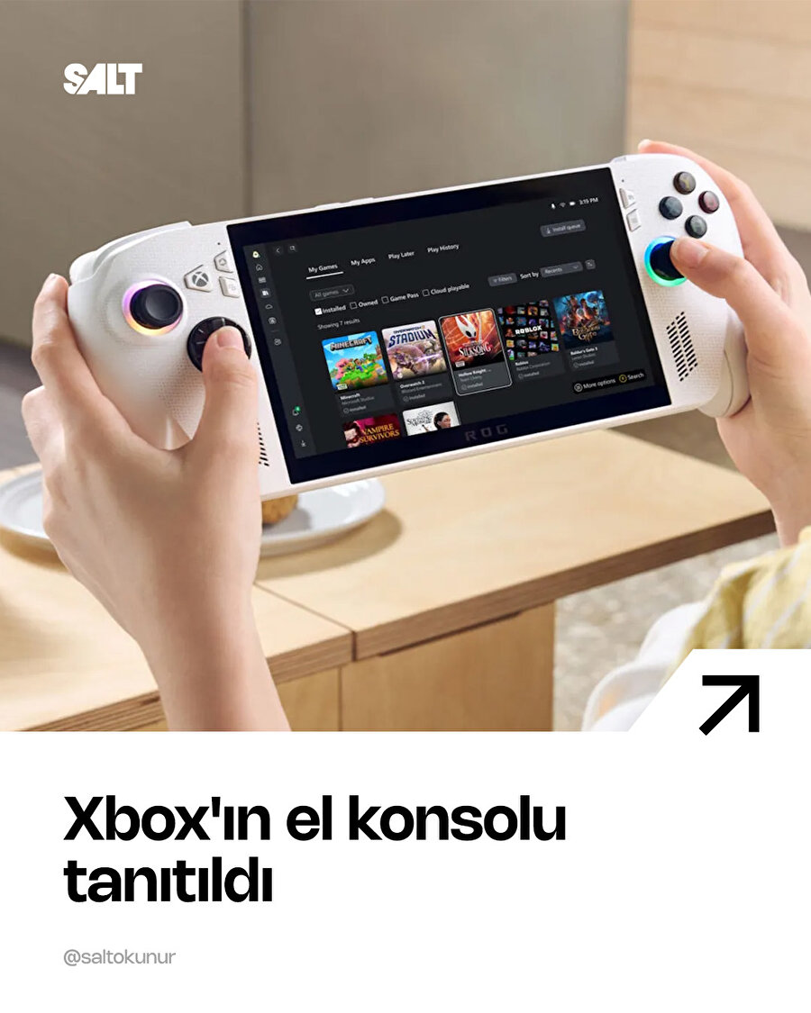 Xbox'ın el konsolu tanıtıldı