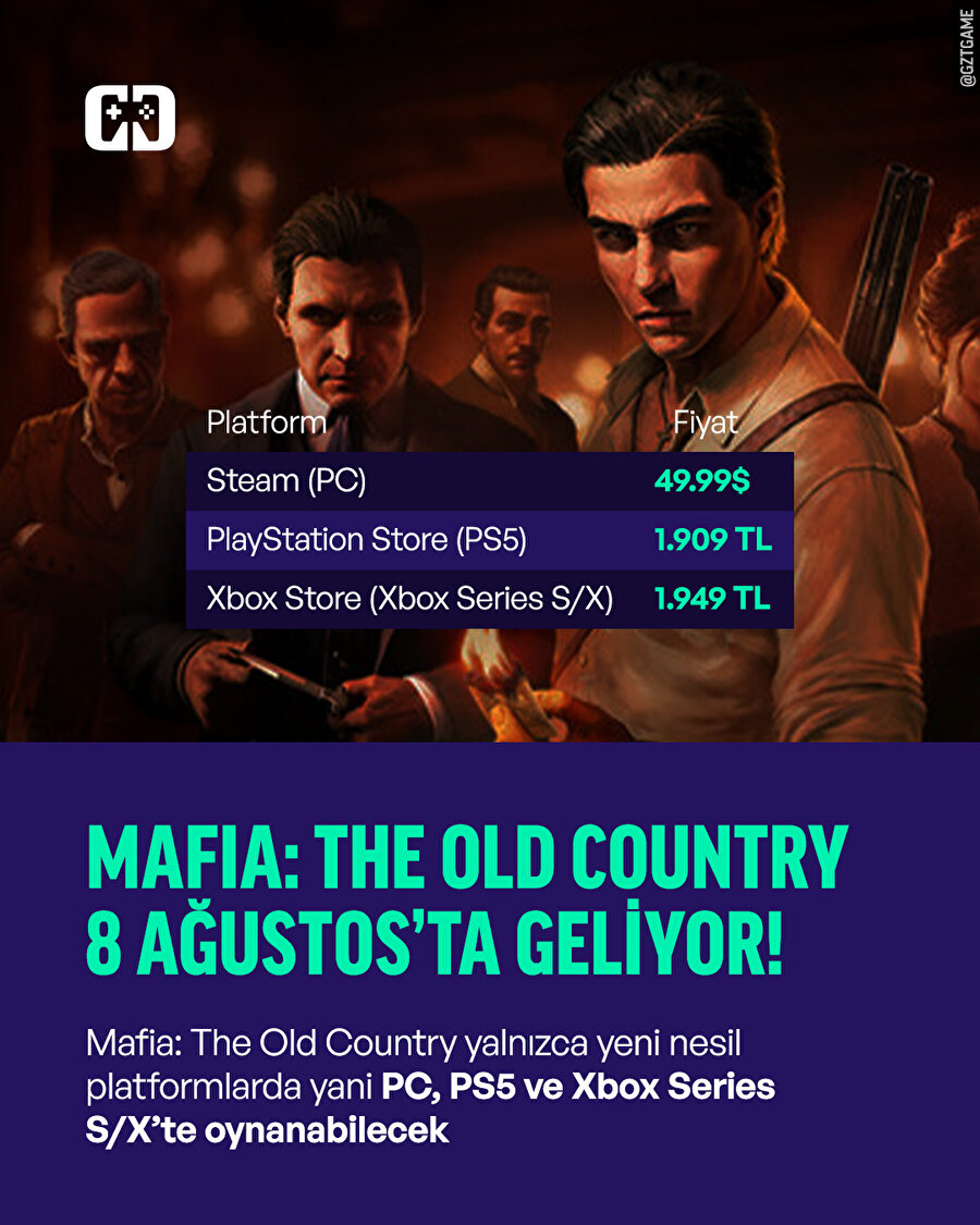 Mafia : the Old Country 8 Ağustos'ta çıkıyor!