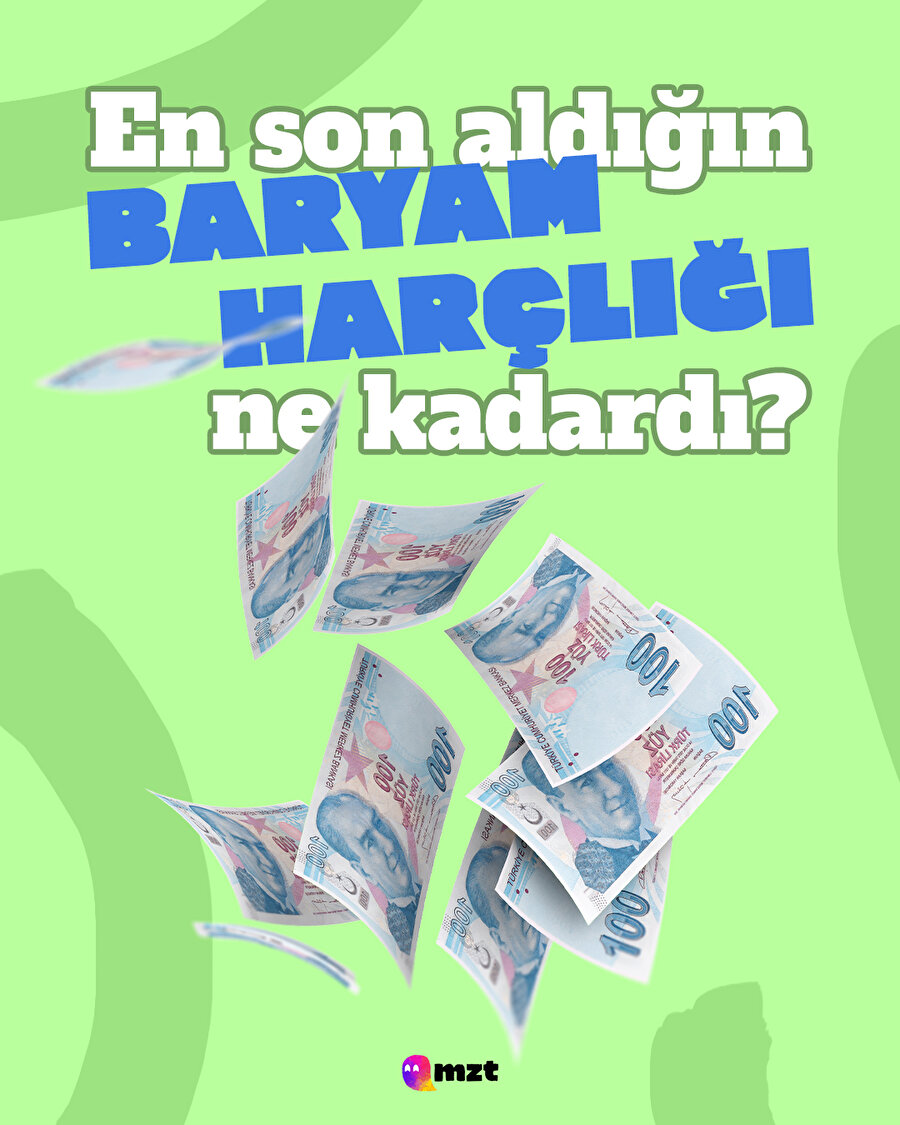 En son ne kadar harçlık aldın?