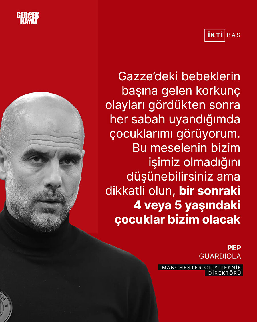 Pep Guardiola: ''Bir sonraki 4 veya 5 yaşındaki çocuklar bizim olacak''