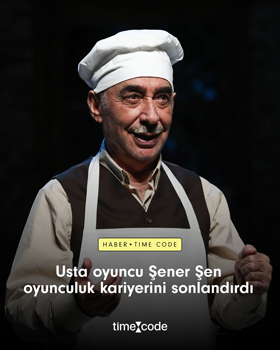 Şener Şen oyunculuğu bıraktı
