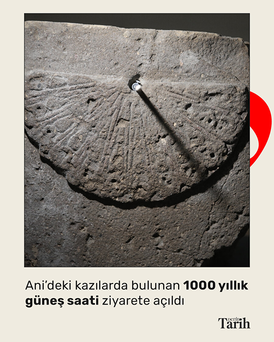 1000 yıllık güneş saati ziyarete açıldı