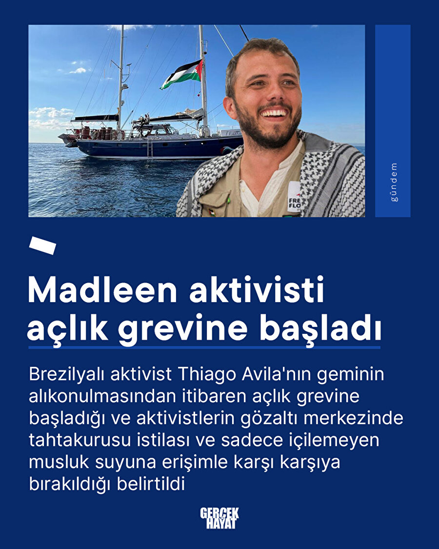 Medleen aktivisti açlık grevine başladı