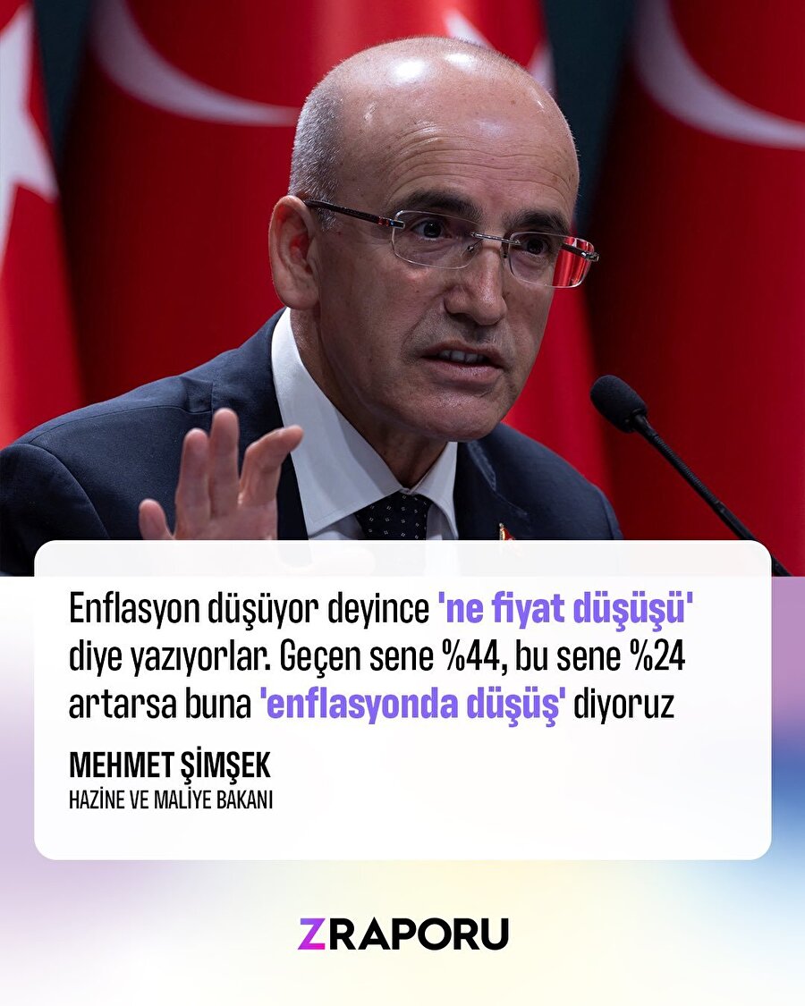 Bakan Şimşek'ten enflasyon eleştirilerine yanıt