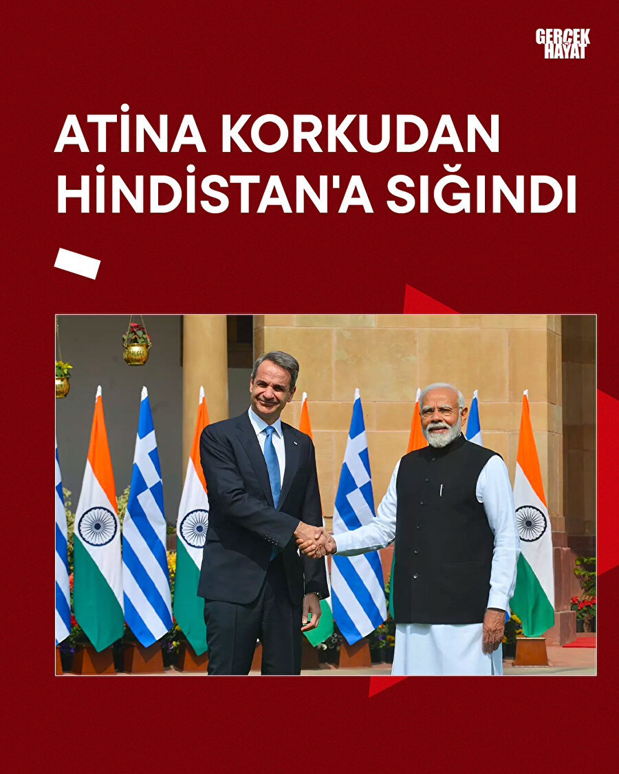 Atina korkudan Hindistan'a sığındı