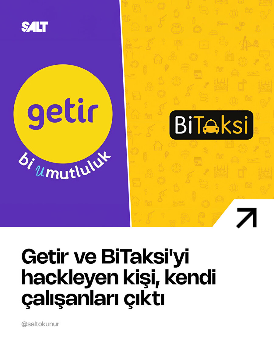Getir ve BiTaksi'yi hackleyen kişi, kendi çalışanları çıktı