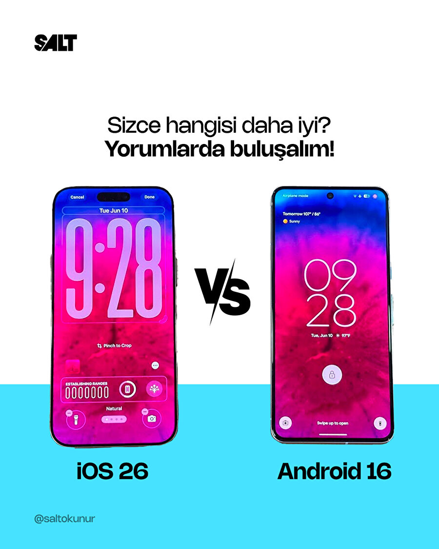 iOS 26 mı yoksa Android 16 mı?