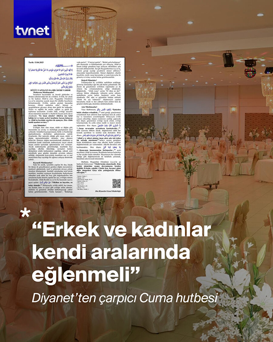 Diyanet'ten çarpıcı Cuma hutbesi