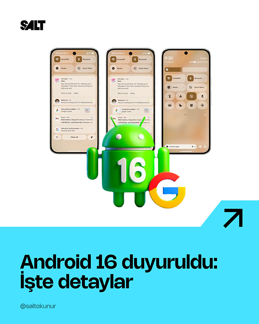 Android 16 ile gelen özelliklere yakından bakalım