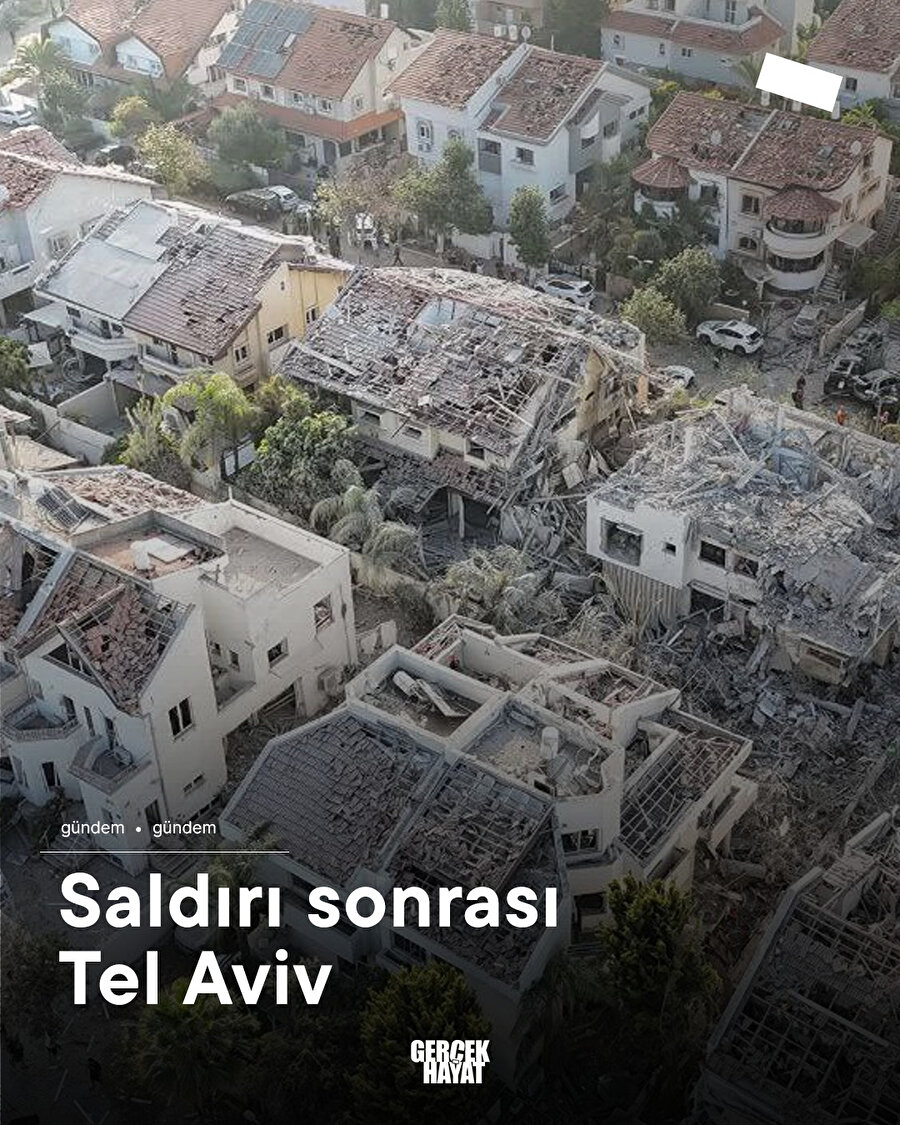 Saldırı sonrası Tel Aviv