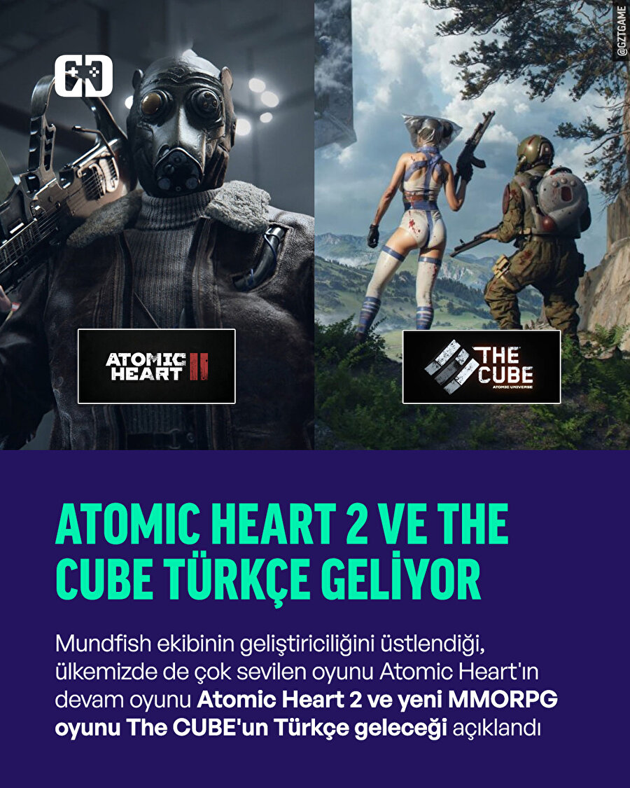Atomic Heart 2 ve The CUBE Türkçe Geliyor