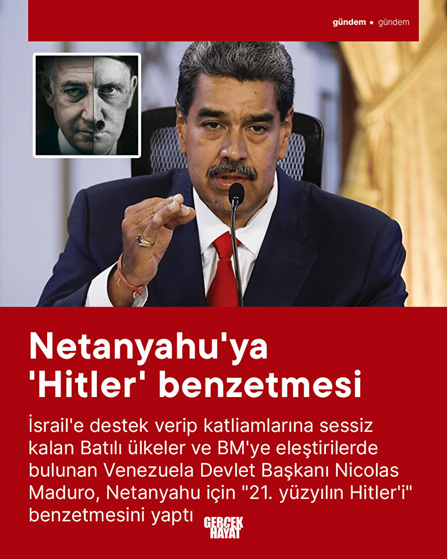 Netanyahu'ya 'Hitler' benzetmesi